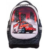 ŠOLSKI NAHRBTNIK TARGET SUPERLIGHT 2 FACE PETIT FIRETRUCK/POLICE 27144