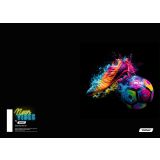 ŠOLSKI ZVEZEK TARGET A4 BREZČRTNI NEON VIBES 28169 52L