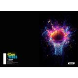 ŠOLSKI ZVEZEK TARGET A4 BREZČRTNI NEON VIBES 28169 52L