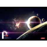 ŠOLSKI ZVEZEK TARGET A4 ČRTAST Z ROBOM SPACE 26903