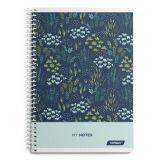 ŠOLSKI ZVEZEK TARGET SPIRALNI A4 ČRTAST BOTANICAL 27881