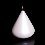 SVEČA 6X6 CM SOLZA PERLA BARVE