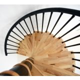 STOPNICE MINKA SPIRAL EFFECT FI 140 ČRNA/BUKEV