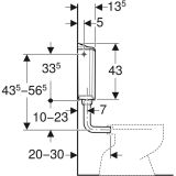 SPLAKOVALNIK, NADOMETNI GEBERIT AP116 NM ALPSKO BELA