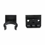 SPONKA ZA PRITRDITEV SPREDNJE PLOŠČE/COKLA HETTICH DIY, ČRNA, V ZAVOJU JE 4 KOS