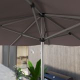 SENČNIK NATERIAL SRED.AURA II 290X290 RJAV ALU, 250G