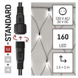 STANDARD LED POVEZOVALNA  BOŽIČNA VERIGA ' MREŽA, 1,5X2 M, ZUN., HLADNA BELA