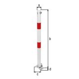 ZAPORNI STEBRIČEK KLAPPY PREKUCNI FI 60/1000 MM OKROGEL