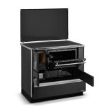 ŠTEDILNIK NA DRVA ALFA PLAM DOMINANT 90 H, ANTRACIT DESNI