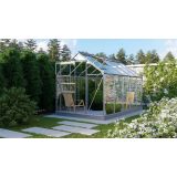 STEKLEN RASTLINJAK VITAVIA PLANET 6200 ESG 3MM, 1,95X3,21M ALU- RASTLINJAK+ OKVIR ZA TEMELJ