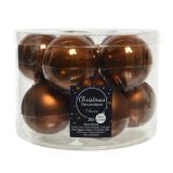 STEKLENA BUNKA DECORIS BARVA CIMETA 10/1 FI 6 CM