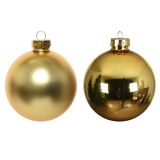 STEKLENA BUNKA DECORIS FI 10 CM ZLATA 4/1