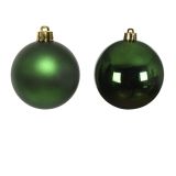 STEKLENA BUNKA DECORIS FI 3.5 CM, TEMNO ZELENA 16/1