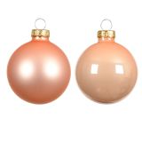 STEKLENA BUNKA DECORIS FI 6 CM, B. BRESKVE, 10/1 SIJOČA/MAT