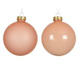 STEKLENA BUNKA DECORIS FI 8 CM, B. BRESKVE 4/1 SIJOČA/MAT