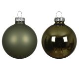 STEKLENA BUNKA DECORIS FI 8 CM, ROŽNARIN, 6/1 SIJOČA/MAT