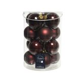 STEKLENA BUNKA DECORIS REDWOOD BARVA 16/1 FI 8 CM