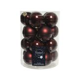 STEKLENA BUNKA DECORIS REDWOOD BARVE 20/1 FI 6 CM