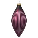STEKLENA BUNKA DECORIS SOLZA, TEMNO LILA, 13 CM 3/1