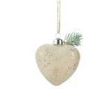 STEKLENA BUNKA DECORIS SRCE, ZVEZDA, SMEREKA 10 CM, VZOREC, SORTIRANO