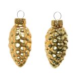 STEKLENA BUNKA DECORIS STORŽ, ZLAT, FI 2.5 CM 12/1