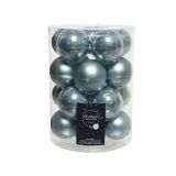 STEKLENA BUNKA DECORIS SVETLO MODRE BARVE 20/1 FI 6 CM