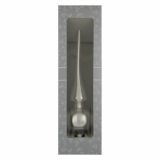 STEKLENA BUNKA GLOSSTYLE ŠPICA 60X270 MM SREBRNA