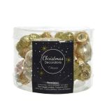 STEKLENA BUNKA MINI OKRASKI 12/1 ROMANTIKA