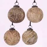 STEKLENA BUNKA, RJAVA, FI 8 CM, SORT