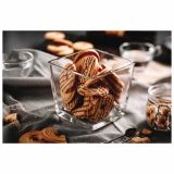 STEKLENA VAZA STEKLARNA HRASTNIK QUBE 15X14.5 CM