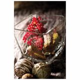 STEKLENA VAZA STEKLARNA HRASTNIK QUBE 15X14.5 CM