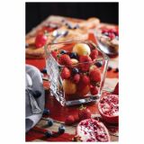 STEKLENA VAZA STEKLARNA HRASTNIK QUBE 15X14.5 CM