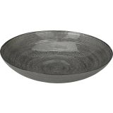 SERVIRNA SKLEDA EH STEKLENA, SIVE BARVE FI 30 CM