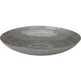 SERVIRNA SKLEDA EH STEKLENA, SIVE BARVE FI 40 CM