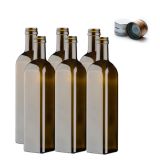 STEKLENICA ZA VLAGANJE VETRO MARASCA 750ML + ZAMAŠEK S KAPALJKO 6 KOS