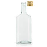 STEKLENICA ZA VLAGANJE VETRO PLOSKA 1000ML + ZAMAŠEK