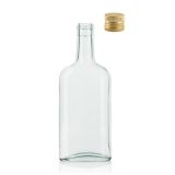 STEKLENICA ZA VLAGANJE VETRO PLOSKA 500ML + ZAMAŠEK