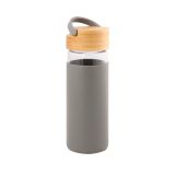 STEKLENICA ZA VODO DOMY BAMBOO POKROV 0.48L ROZA