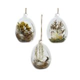 STEKLENO JAJCE NA TRAKU, SUHO CVETJE, SORT