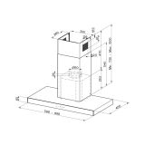 STENSKA KUHINJSKA NAPA FABER STILO GLASS SMART A90