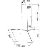 STENSKA KUHINJSKA NAPA FABER VRT BK A60 2LS