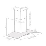 STENSKA KUHINJSKA NAPA TURBOAIR PANTHEON IX/A/90