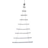 STENSKA DEKORACIJA GLOSSTYLE STENSKA LESENA JELKA 68CM VIŠINE