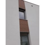 OBLOGA ZA FASADNI SISTEM WPC ROMB RJAVA 4000X69X22 MM