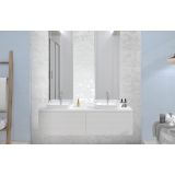 STENSKA PLOŠČICA ATLANTA WHITE DC MOSAIC3D 25X60 DEKOR