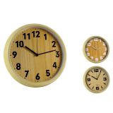 STENSKA URA 31 CM IMITACIJA LESA