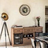 STENSKA URA ATMOSPHERE STELLA, FI57 CM KOVINSKA