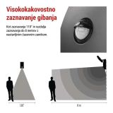 STENSKA VRTNA SVETILKA EMOS LED 12.8W,IP44, 900LM WALL MOUNTED