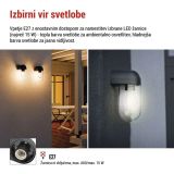 STENSKA VRTNA SVETILKA EMOS LED E27,IP44,MAX 15W WALL MOUNTED