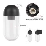 STENSKA VRTNA SVETILKA EMOS LED E27,IP44,MAX 15W WALL MOUNTED